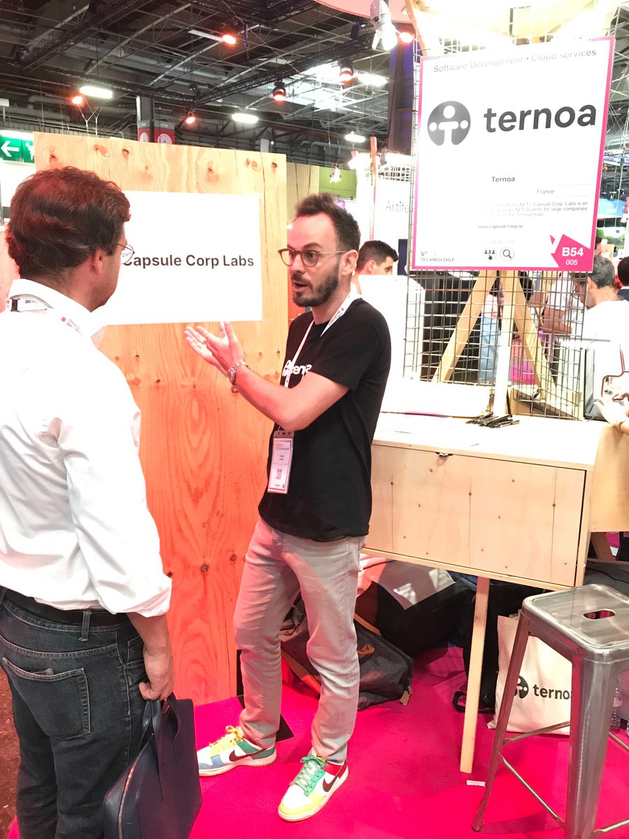 .@VivaTech is underway and we have been having amazing conversations with all of you! 

Come by to ask us about our latest #NFT & #metaverse projects. You might also get a chance to be an early adopter 😉