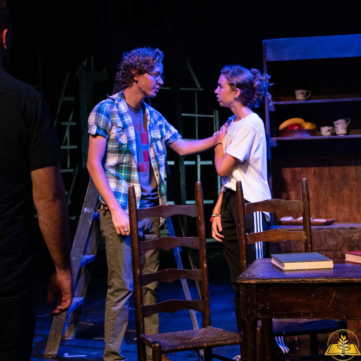 Putting the final touches on blocking rehearsals to prepare for dress rehearsal tonight! 

The incredible story of the Norwegian resistance during WWII comes to life in #TheLionsOfTrondheim! For tickets call (864) 268-9342 or visit ci.ovationtix.com/35062/producti…!