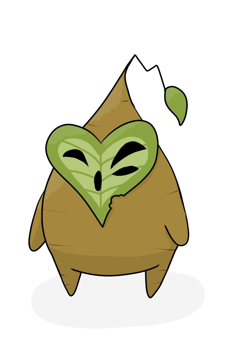 I'm starting a new project: Turn various things into Pokémon regions. We're starting with Hyrule. Today is Korokzón, the grass starter. #legendofzelda #pokemon #korok #hyruleregion