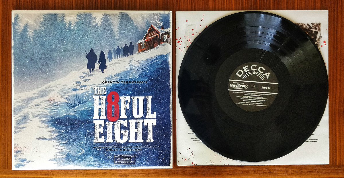 💥
#TheHatefulEight is the soundtrack album to #QuentinTarantino's motion picture The Hateful Eight. 
#nowspinning #NowPlaying #albumsyoumusthear #vinylcollection #enniomorricone #ost #soundtrack