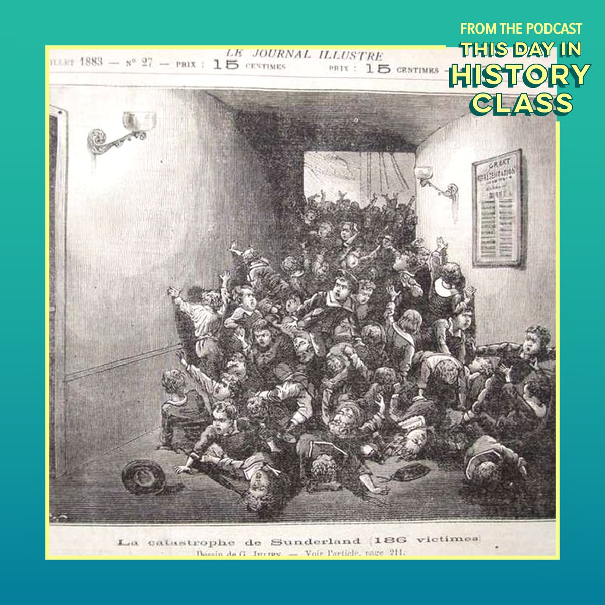 TDIHCshow's tweet photo. On this day in 1883, at Victoria Hall in Sunderland, the rush to receive free toys left 183 children dead.
#VictoriaHallDisaster #Sunderland #VictoriaHall #PushBar #CrashBar #England #TDIHC #ThisDayInHistory #TodayInHistory #OnThisDay #June16
Listen now:
https://t.co/NwrmzOMJnb https://t.co/Ytm21DSUu7