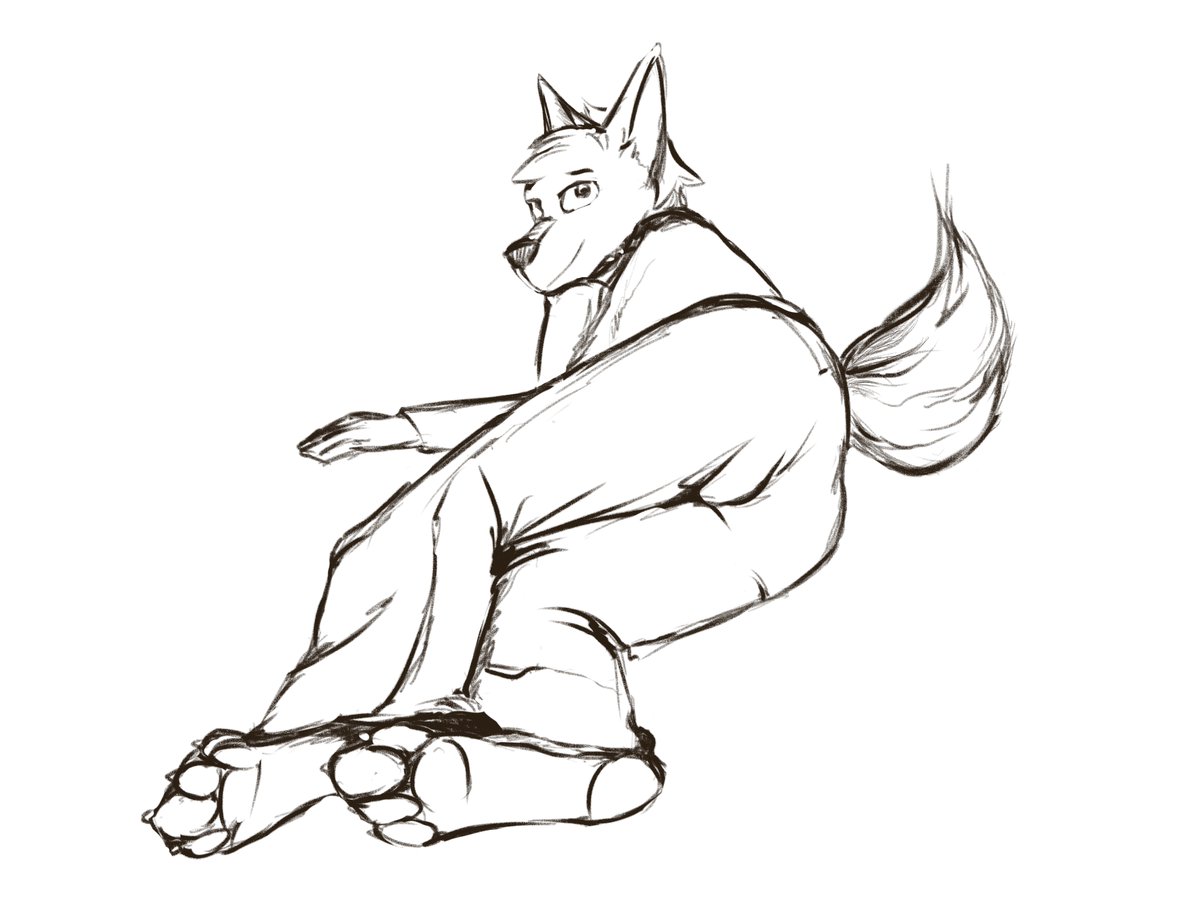 Arcan3SFW's tweet photo. This is some sketch I did a while back!
#furryart #sketch https://t.co/ZM6GAdrPAX