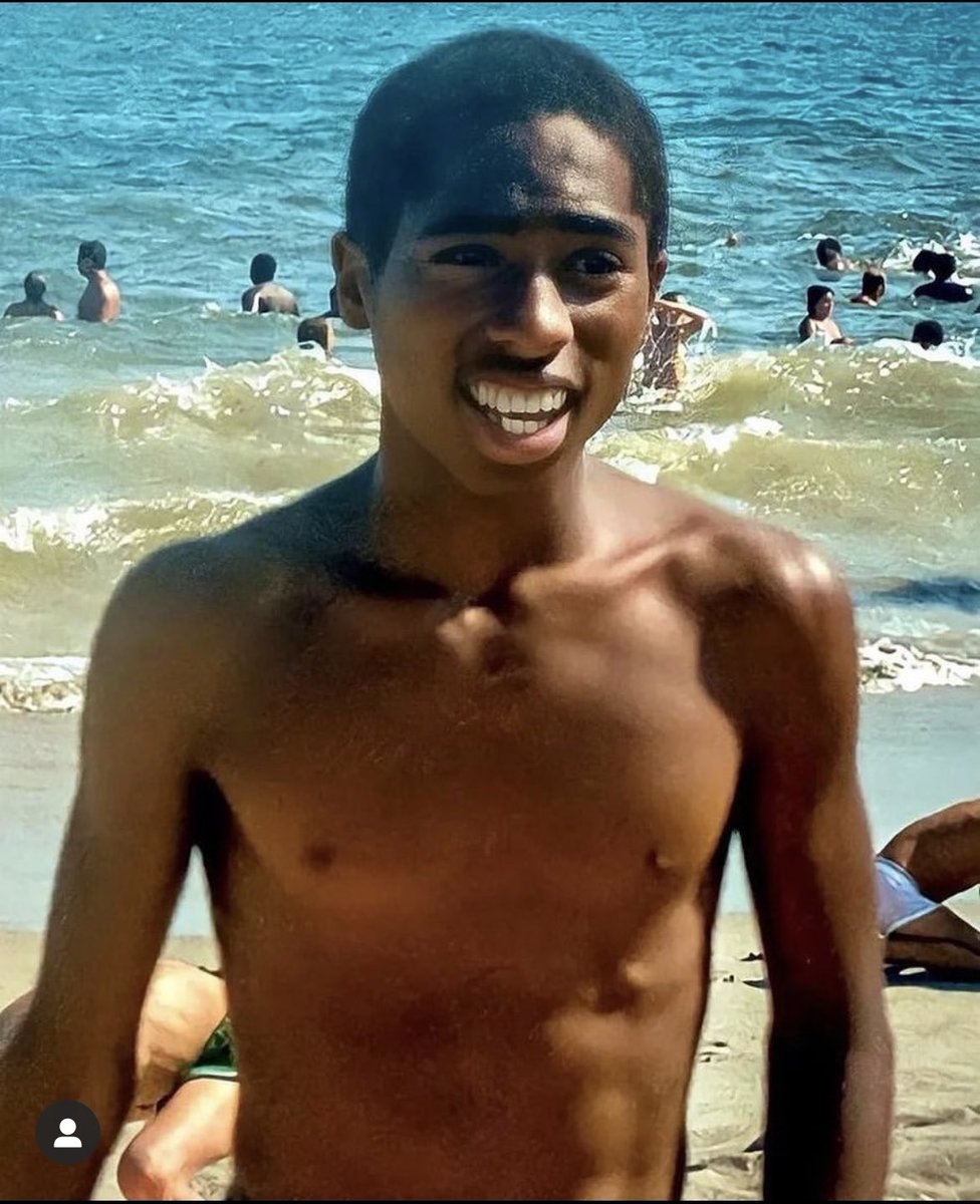 Tupac at Baltimore Beach. #HappyBirthdayTupac
