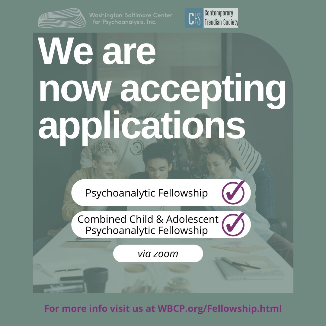 Washington Baltimore Center for Psychoanalysis tweet media