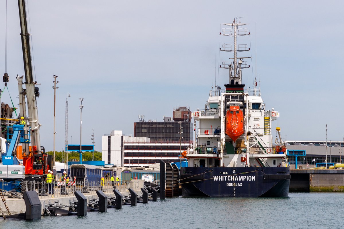 Twitters favourite tanker, the Whitchampion alongside at Portsmouth International Port. Pictured 16/06/22