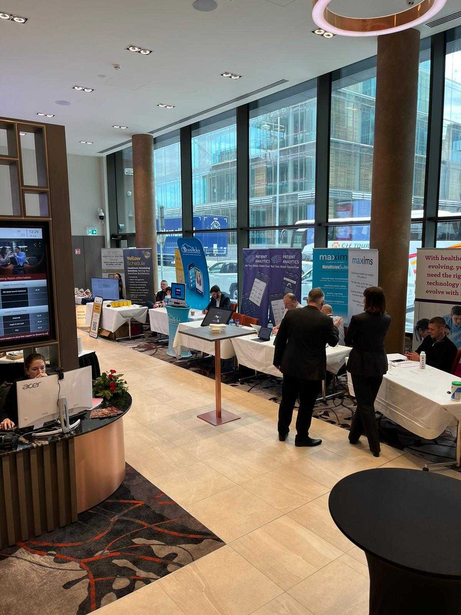 realtimepatient's tweet photo. Fantastic day of sessions and networking at the #SparkSummit22 with @ProgrammeSpark and @NDTP_HSE with our partners at @IMSMAXIMS 
To learn more about the problems our mobile solutions are solving for front line staff in managing patient flow visit https://t.co/AhuL02JlOw https://t.co/t9jjlHyeMT