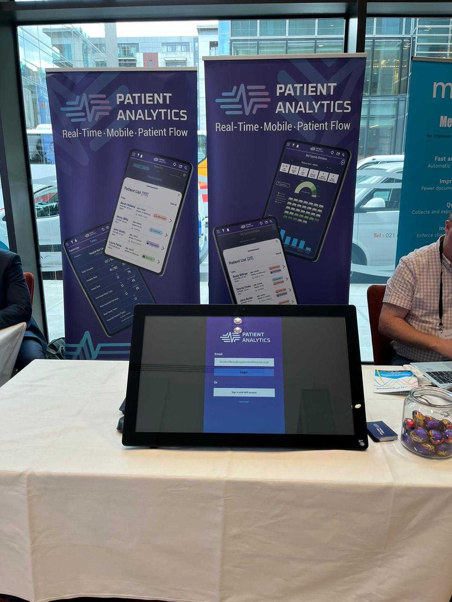 realtimepatient's tweet photo. Fantastic day of sessions and networking at the #SparkSummit22 with @ProgrammeSpark and @NDTP_HSE with our partners at @IMSMAXIMS 
To learn more about the problems our mobile solutions are solving for front line staff in managing patient flow visit https://t.co/AhuL02JlOw https://t.co/t9jjlHyeMT
