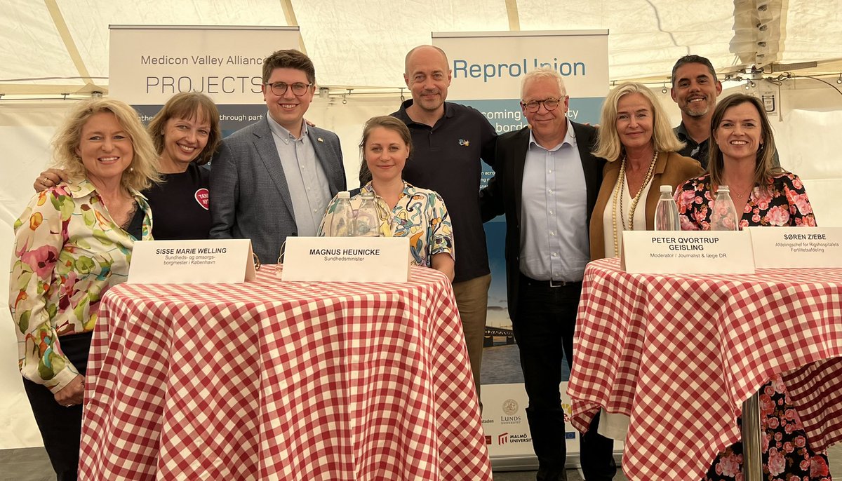 medicon_valley's tweet photo. “Vi taler om det vigtigste i vores liv - at få vores børn.”@sorenziebe og det er netop dét, vi arbejder for i #ReproUnion - i vores grænseoverskridende infertilitetsprojekt #fmdk #dkpol @Sund_Telt https://t.co/Tj2SLFtfkB