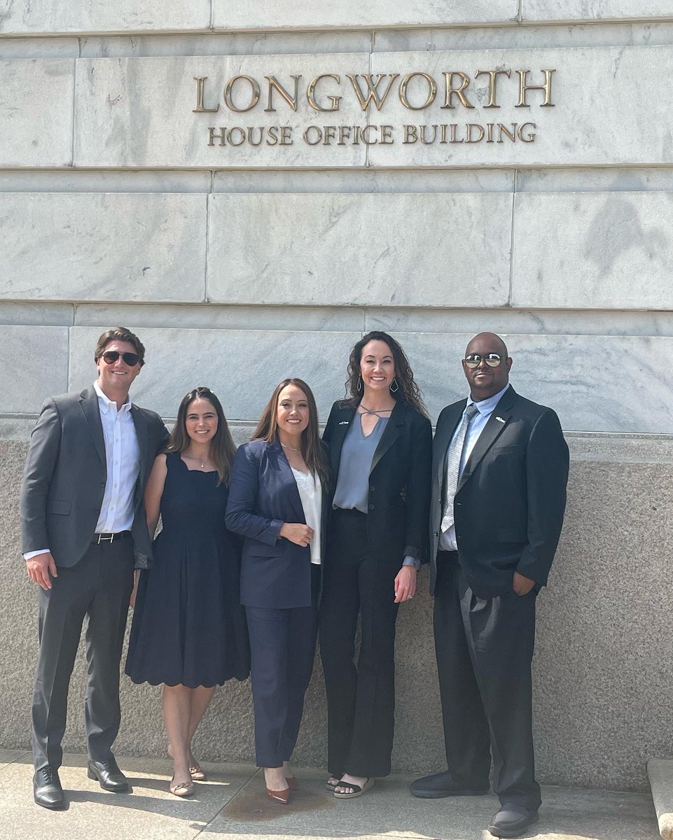 NBAA's tweet photo. Our YoPros are off on Capitol Hill for the #NBAAYoPro Fly-In meeting with House and Senate leaders to discuss the importance of #bizav to communities and the U.S. economy. #BizAvWorks ✈️ https://t.co/qPD3BTX6Zq