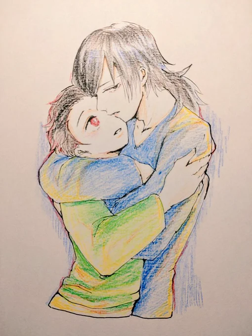 くんだけ描いて寝ようと思ったらさんにキレられましたねごめんて 