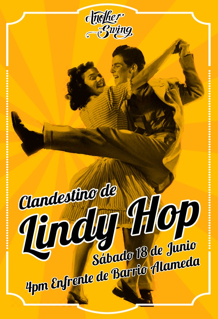Nuestros amigos de #AnotherSwing invitan al #Clandestino #LindyHop #Swing #SwingDance #BaileSocial 18 Junio 2022, 16:00 hrs, Enfrente de Barrio Alameda #AlamedaCentral #Cdmx #AnotherSwingCdmx  @RASIXDesigns #swingmx
