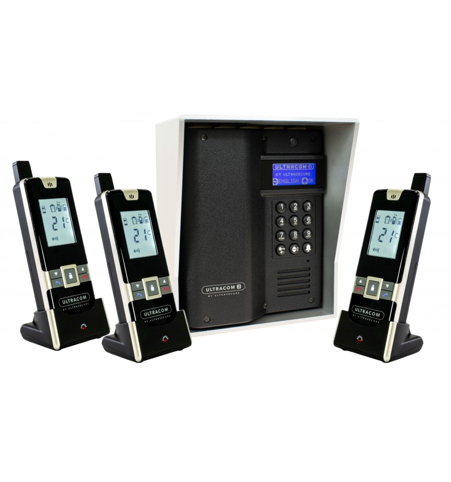 Launching our NEW Ultracom3 onto our website.  
3 Apartment Intercom with Digital Display Screen which can be powered by Battery or DC. Clear 2-way Secure Communication with the ability to operate Electric Gates, Doors or Locks from the Indoor Handset
#intercom #gates #wireless