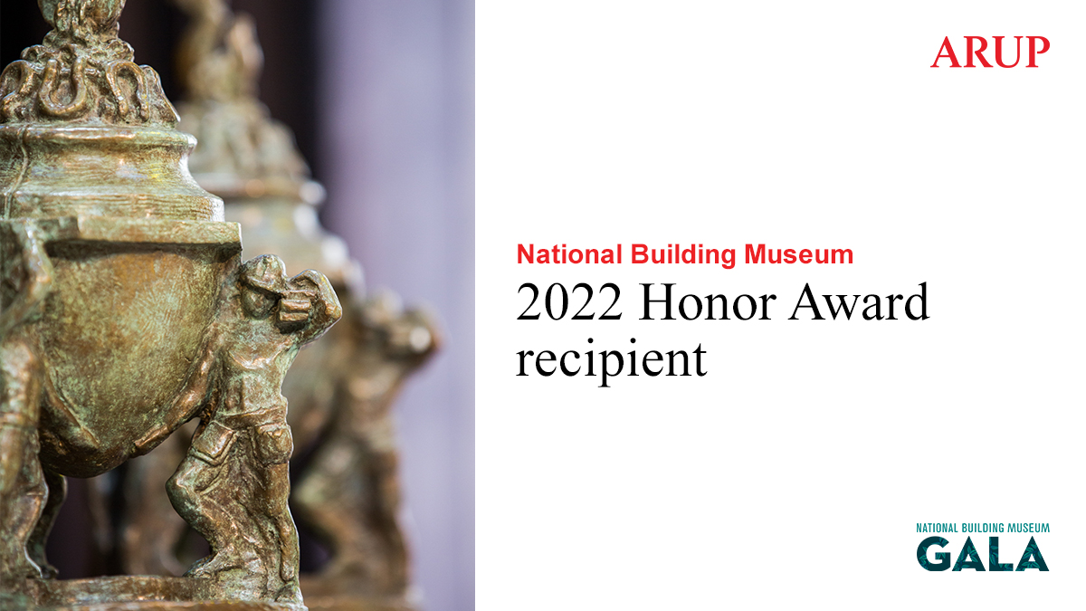 We’re looking forward to accepting the 2022 Honor Award tonight at the National @buildingmuseum Gala! This award marks our continued commitment to shaping a more sustainable world and we look forward to celebrating this vision: bit.ly/3ssC1h9
