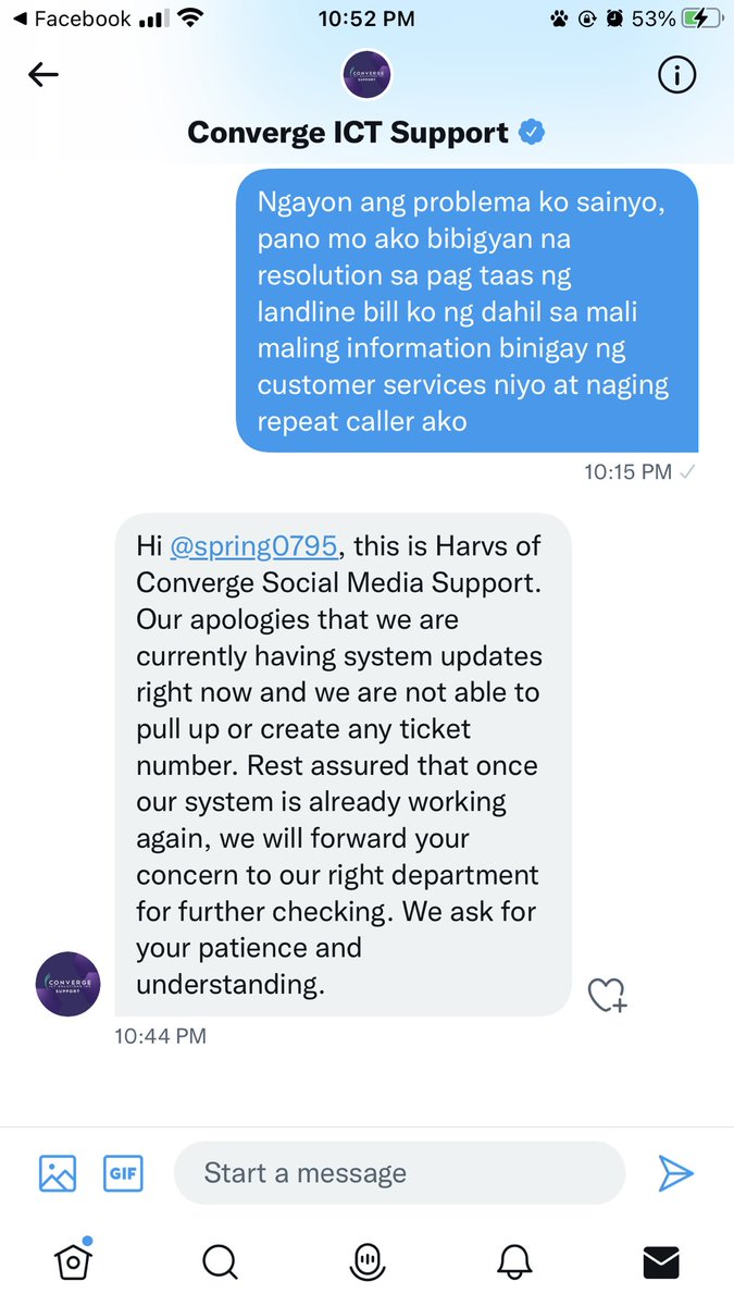 spring0795's tweet photo. @Converge_CSU Mag sara na kayo kahit dm not liable to resolve issues ng customers niyo palpak sayang binabayad ng mga tao sa mismong company https://t.co/CFgNjECDyb