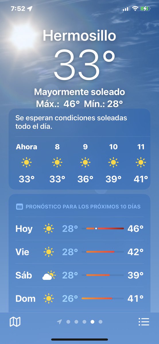 MGRICARDOm's tweet photo. Buen día !
Hoy será un día con temperatura más alta de la semana. Así que a tomar precaución,#hidratate #usaprotectorsolar y si no hay necesidad de salir, NO salgas. https://t.co/YFsobGNmY4