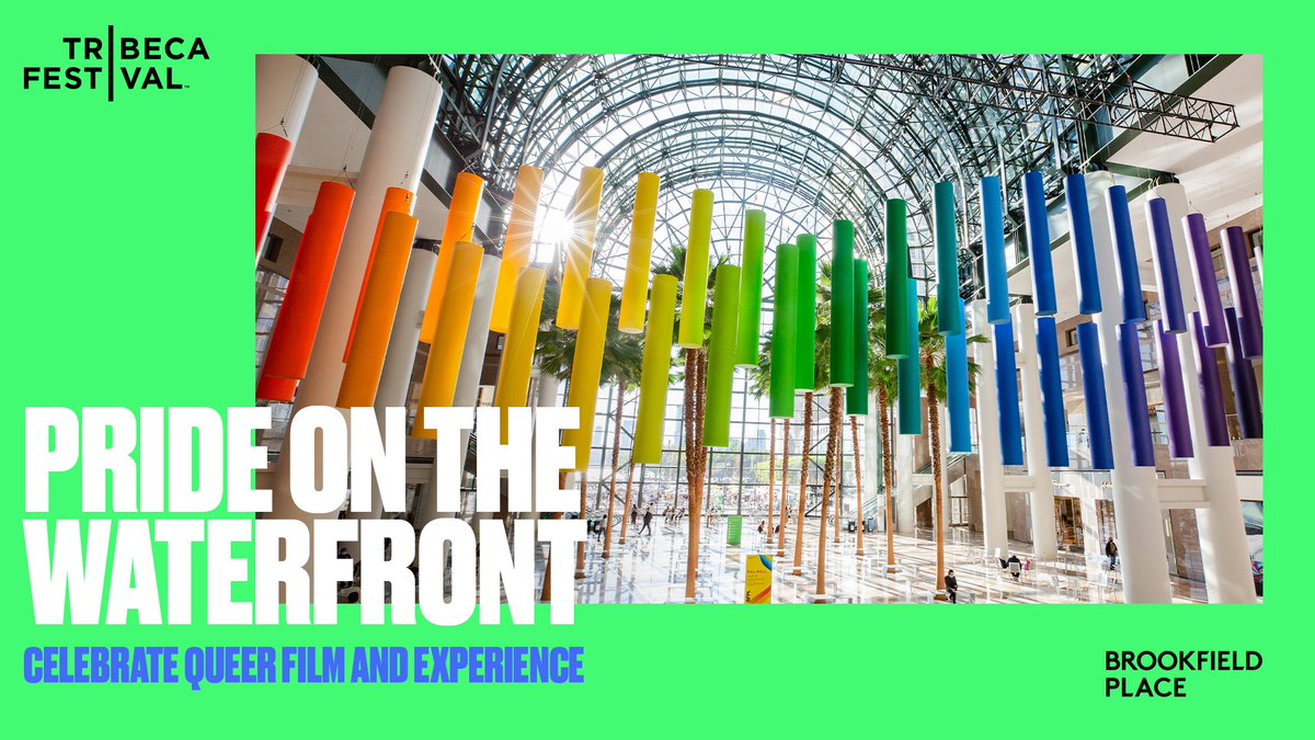 Tribeca's tweet photo. Celebrate Pride all month long #atBFPL through queer film and experience. @BFPLNY and Tribeca on the waterfront present screenings through June 19: https://t.co/rL2kuHzN6q https://t.co/RWnp1VdPto