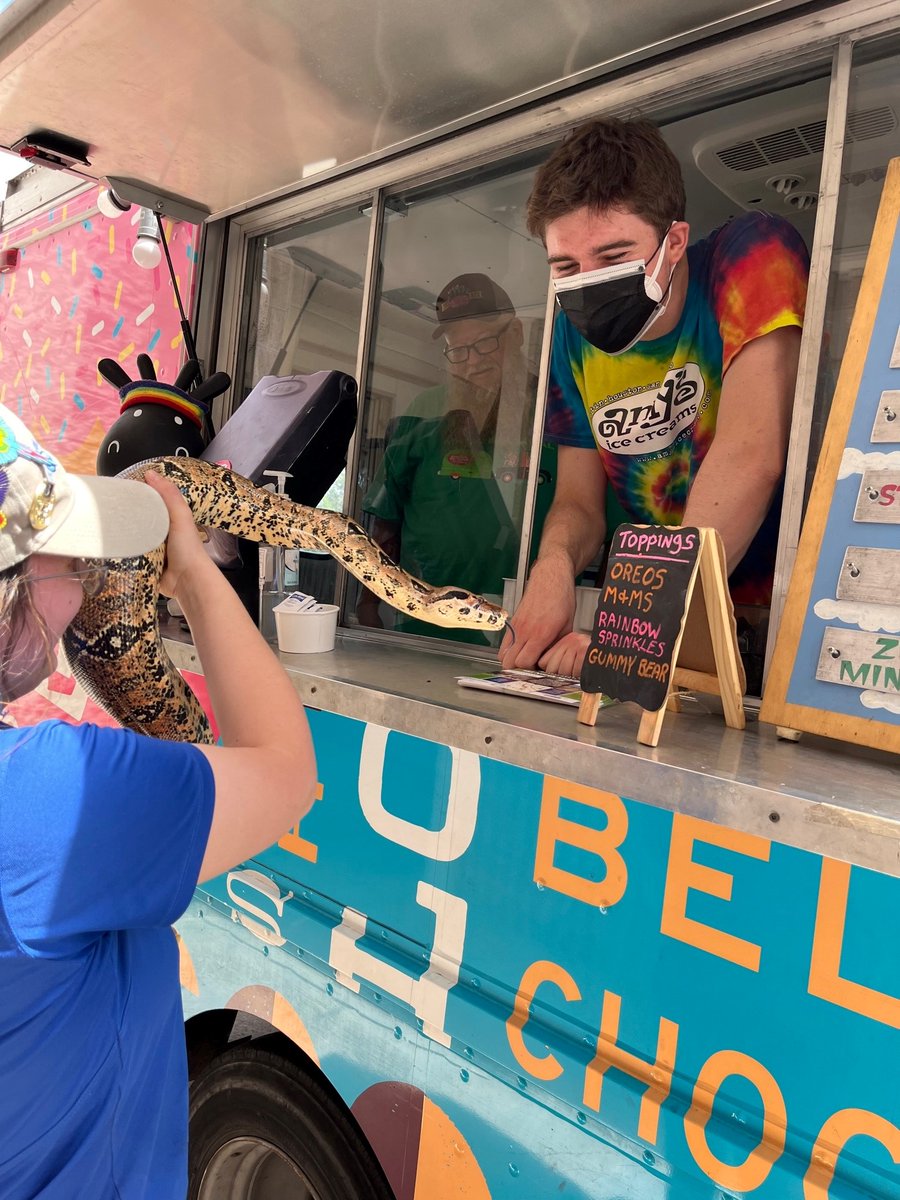 183North's tweet photo. The #183North Project strives to share information &amp; support local businesses along the corridor. We were out this week at the @AustinAquarium w/ @AmysIceCreams giving free ice cream to patrons &amp; detailing roadway improvements. What do you think this snake’s favorite flavor is? https://t.co/5GMhENLbfS