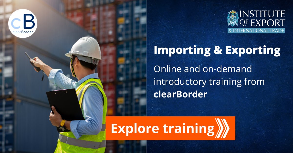 Train your team on the basics of #importing and #exporting with <a href="/ClearBorder/">clearBorder</a>.

IOE&amp;IT members will receive 20% off all clearBorder courses. Explore options here: ow.ly/ilgz50JzecN

#internationaltrade #export #import #training #education