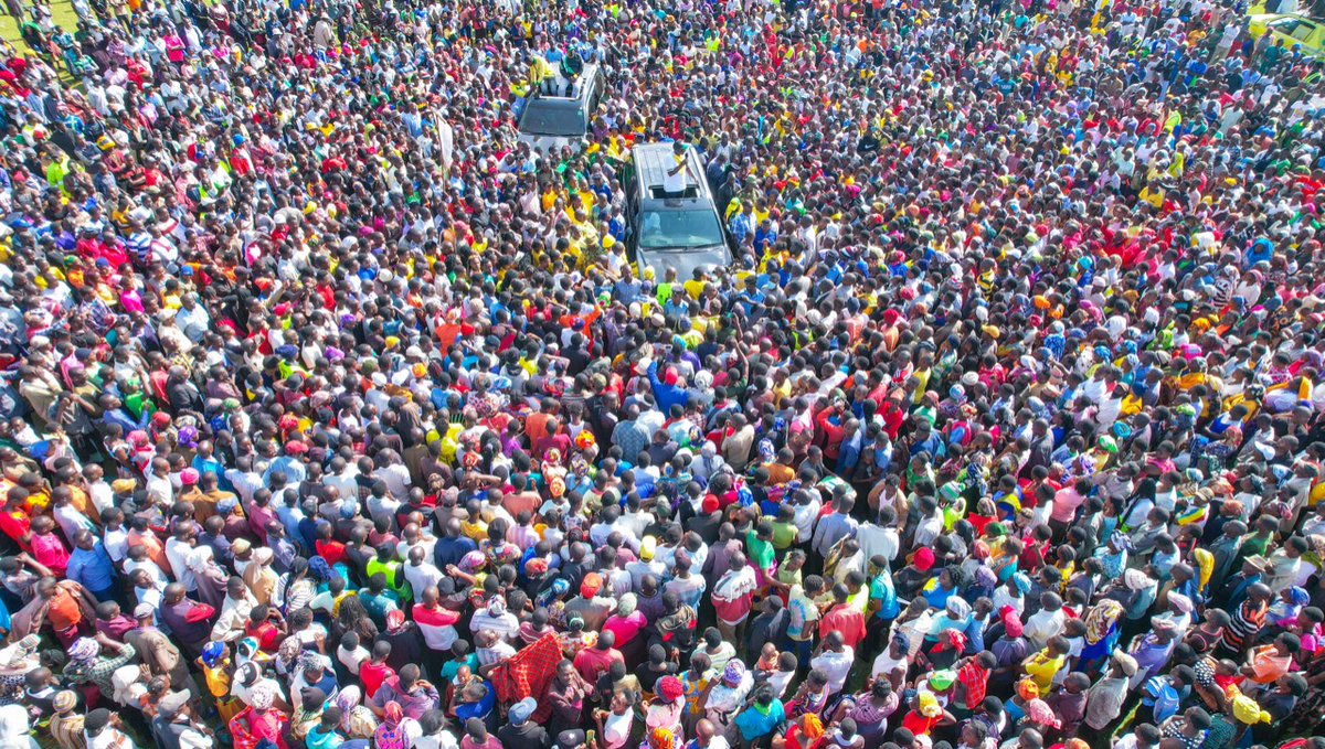 UDAPartyKe's tweet photo. This is not Rift Valley or Mt. Kenya.
This is Nyaguta, Nyaribari Chache;.

Indeed Kenya has decided that her next President is DP William Ruto! https://t.co/vxyVDmKmfh