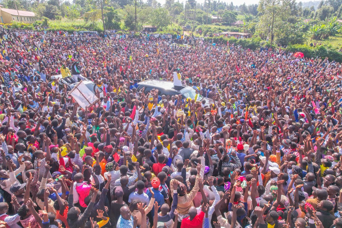 UDAPartyKe's tweet photo. This is not Rift Valley or Mt. Kenya.
This is Nyaguta, Nyaribari Chache;.

Indeed Kenya has decided that her next President is DP William Ruto! https://t.co/vxyVDmKmfh