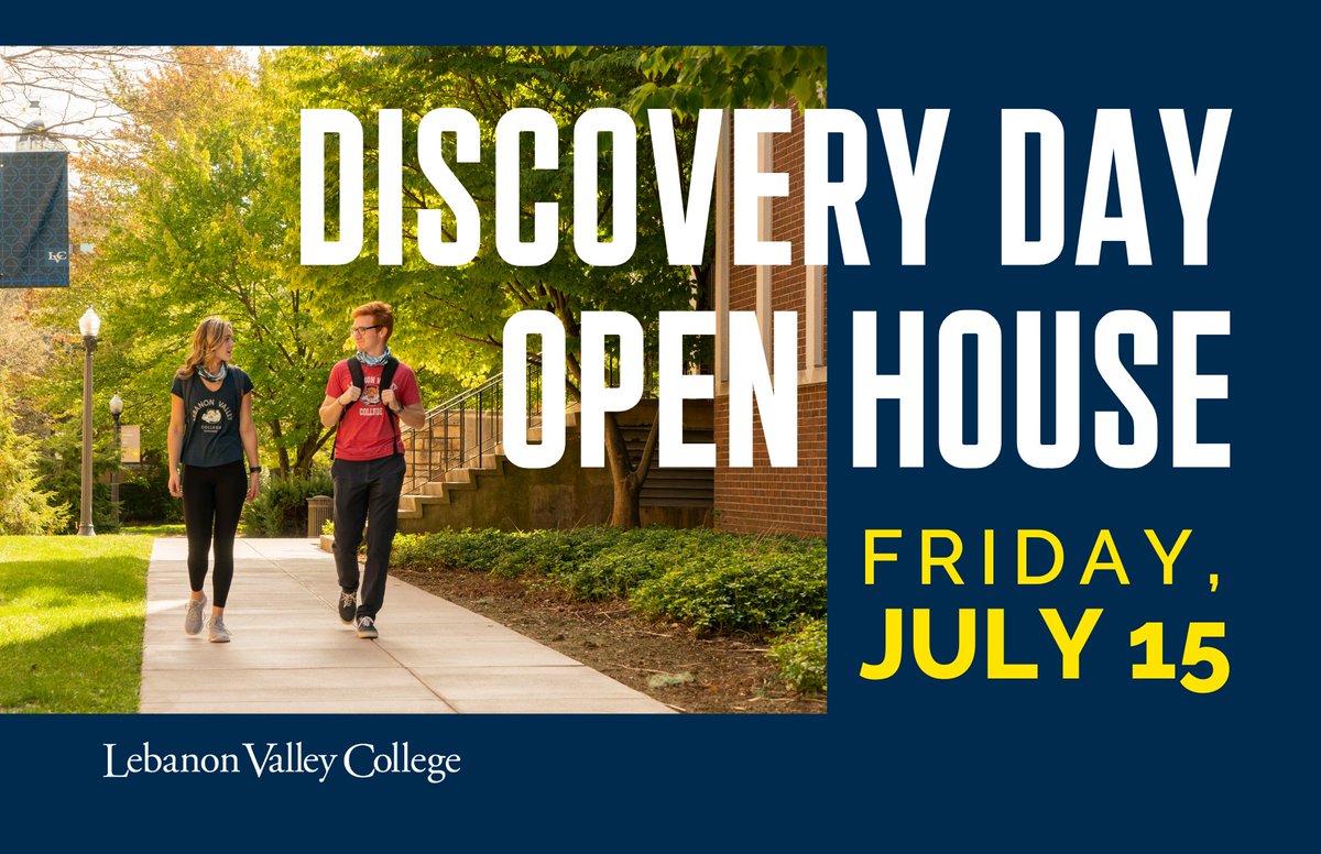 LVC's tweet photo. We can help you cross that college visit off your summer to-do list! Register for our Open House or any of other visits at https://t.co/ZbXrIiiUwd #GoLVC @LVCathletics #GoDutchmen https://t.co/z49oF0jszf