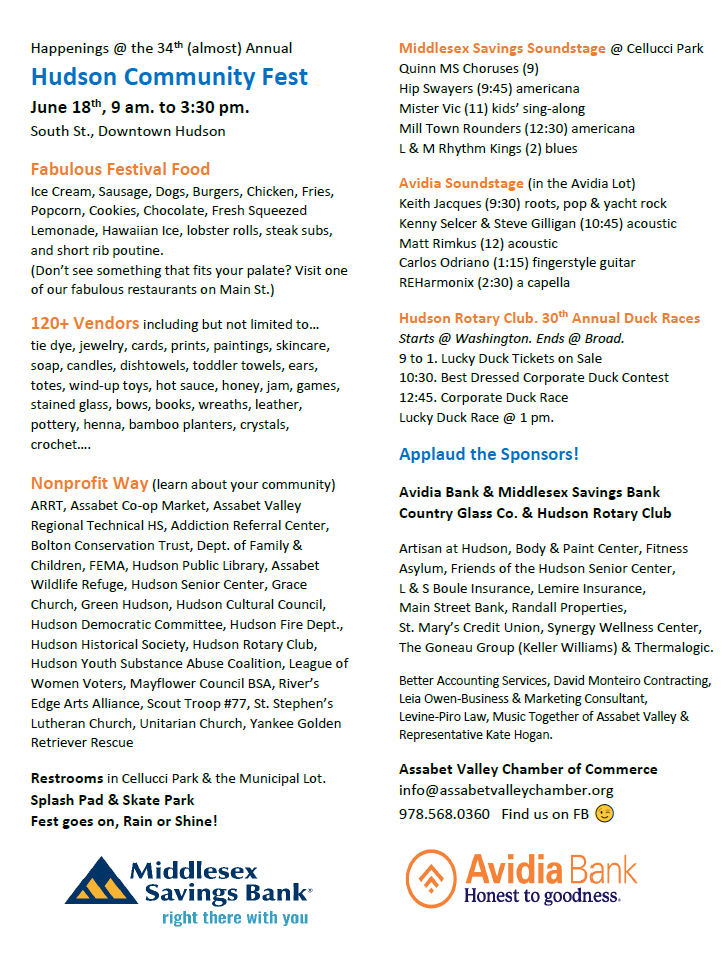 Visit us at Hudson Community Fest Saturday June 18th. Bring the kids by for a fun voting game!  hubs.la/Q01dNC_T0