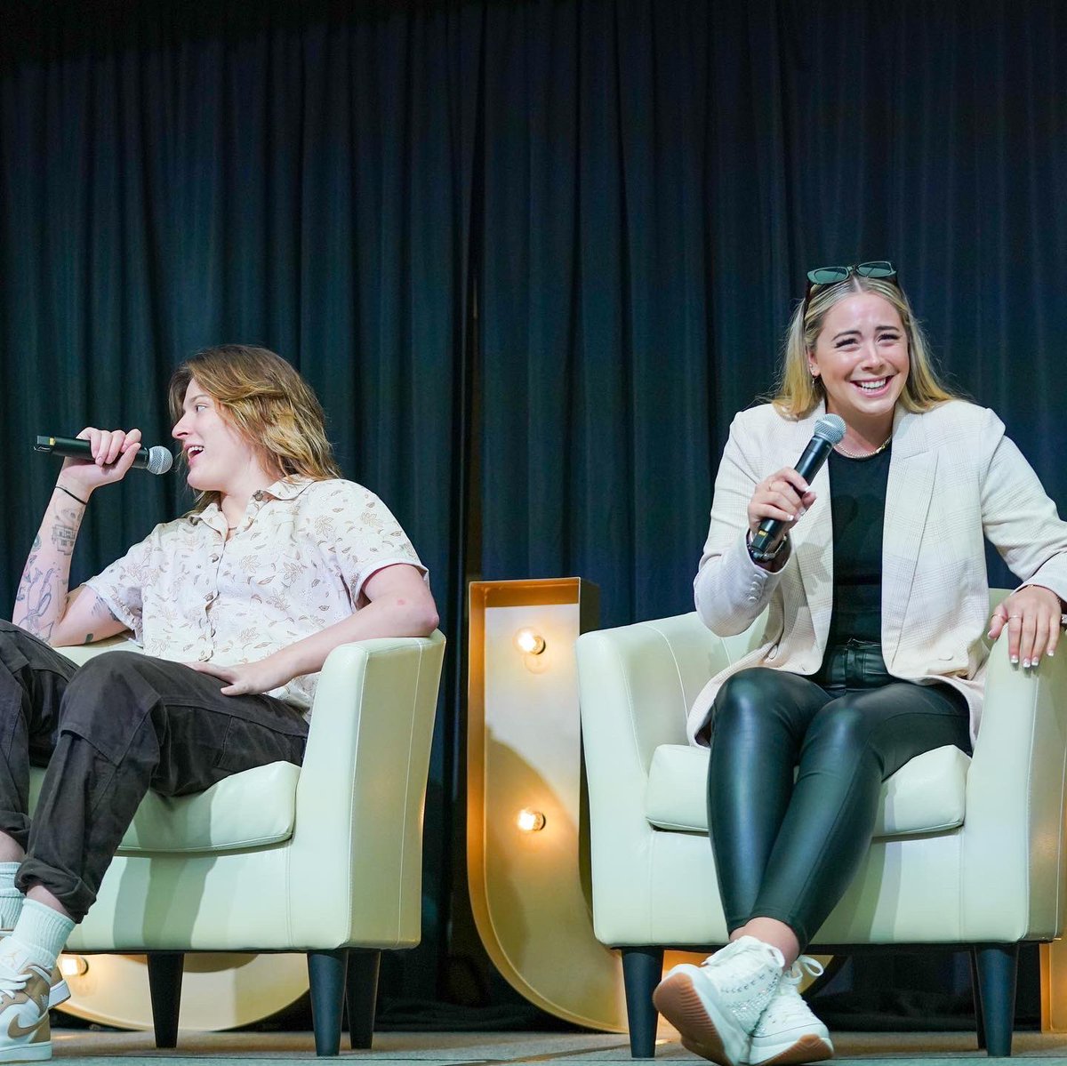TerpsWBB's tweet photo. Our very own Faith Masonius was on an impressive panel this week at the @INFLCR #NILSummit in Atlanta! 👏

Faith was on a panel discussing the Innovation and Monetization In the Eyes Of A Female Athlete with LaChina Robinson, Sedona Prince, Fran Belibi and Jada Williams 🗣 https://t.co/hVwsPBGGVN