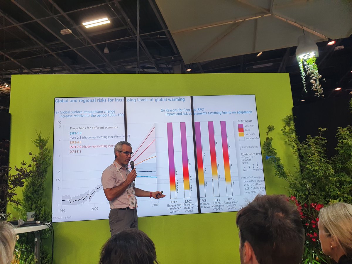 [Live #vivatech] Présentation des  rapports du GIEC sur le stand de la #regioncentrevaldeloire.
"Le changement climatique est une menace vitale pour l'humanité"
#giec #VivaTech #Ecologie #rechauffementclimatique