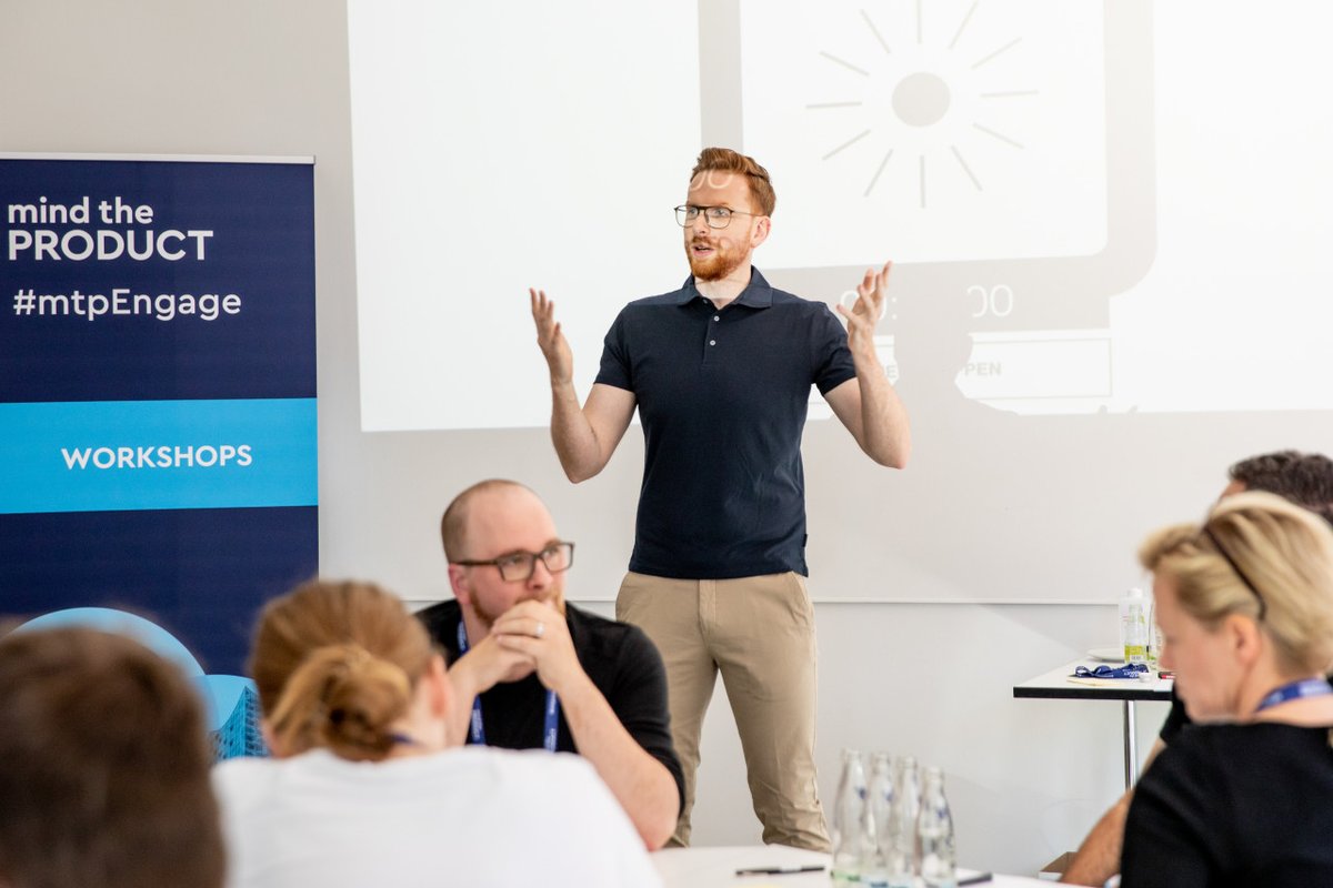 ProductAtHeart_'s tweet photo. And that's a wrap for our #mtpEngage Hamburg 2022 workshops! Thanks to @wodtke, @herbigt, and all of our attendees🙏 Now w're off to our Blind Date Dinners, where product people will chat, exchange product war stories, and get excited about the big day tomorrow! 💙 @MTPEngageHH https://t.co/Lmk0iEh5QJ