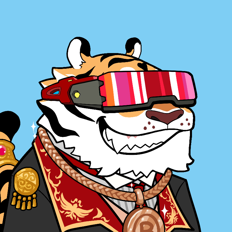 NFTsStats's tweet photo. Top #nft sold on #Binance in the last 24 hours:

Title: Heldig Tiger (Lucky)
Price: 16,700 $BUSD https://t.co/e1DYP4FKsC