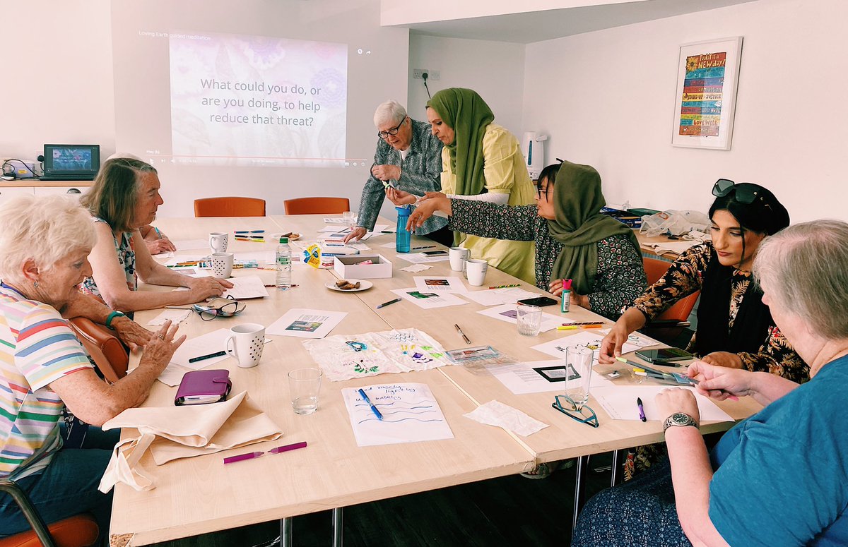 We had a really lovely first session of our ‘Whose Bag is it Anyway’ project today, where we are learning about what different faiths teach about caring for creation and considering how we can act together to combat environmental breakdown #interfaith