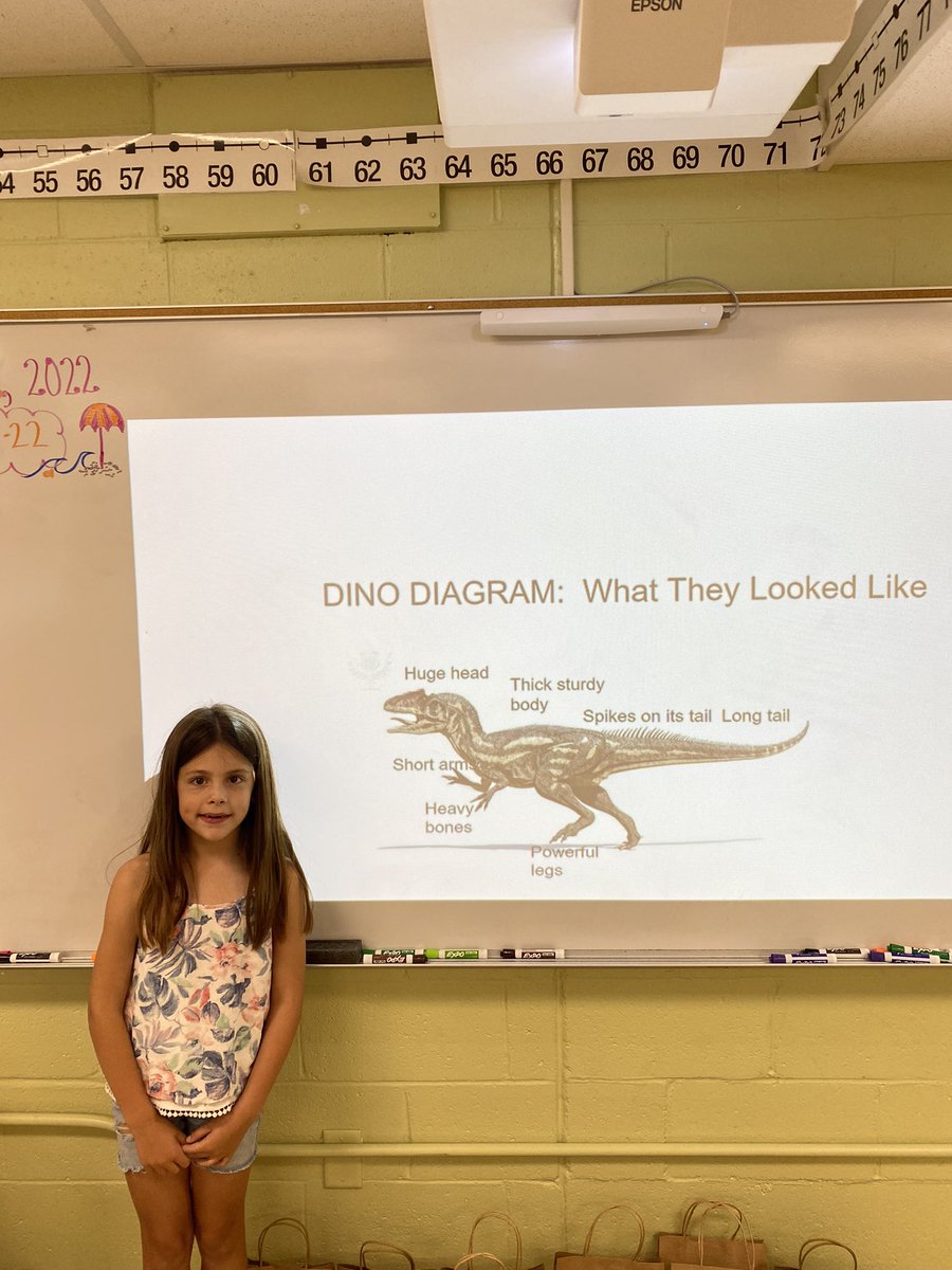 NSCarignan's tweet photo. Amazing dinosaur presentations were completed today! Dino-riffic job by all! https://t.co/VAs8qLsRnp