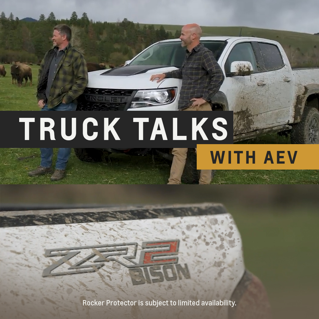 Name a better topic ... we'll wait. Join us today at 12:00 p.m. ET for #Chevy MyWay: Truck Talks with AEV. s.chevy.com/nw3z3y