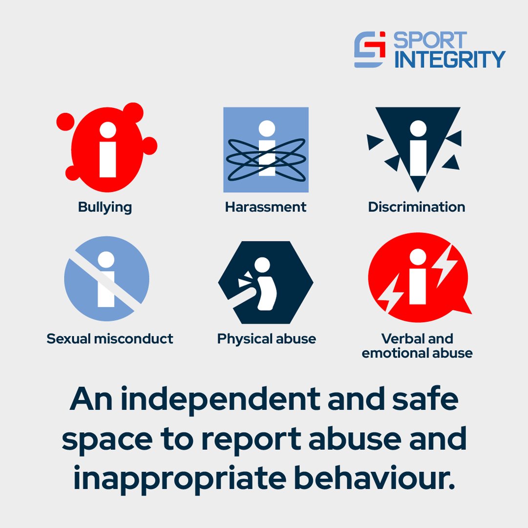 You can raise a concern via sport integrity which provides a confidential & independent investigation. Free to funded NGBs, the reporting line provides a process to deal with relevant allegations of bullying, harassment, discrimination, & abuse. ➡️sportintegrity.com
