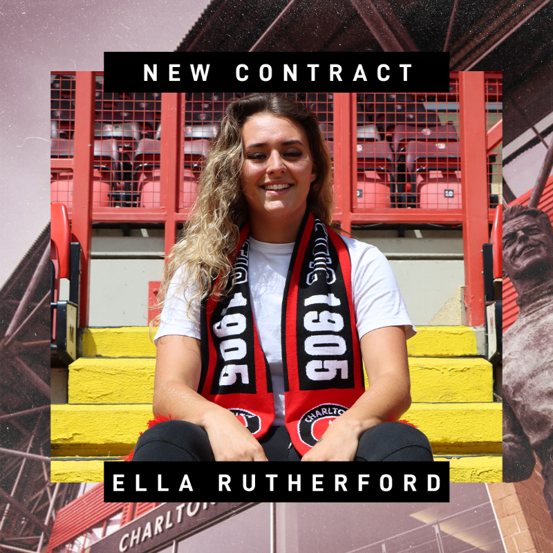 CAFCWomen's tweet photo. ✍️ Charlton Athletic are thrilled to announce that @ellarutherford_ has signed a new 1-year contract with the club.

🔴⚪ #cafc | https://t.co/nbOEHkPChz