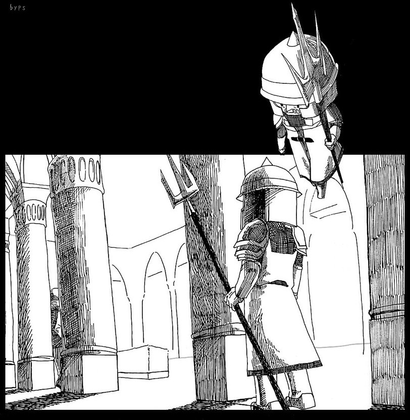この頃は描くことに楽しみを見いだせなくてしんどかったけど今見るとめちゃくちゃ私好みの絵。 