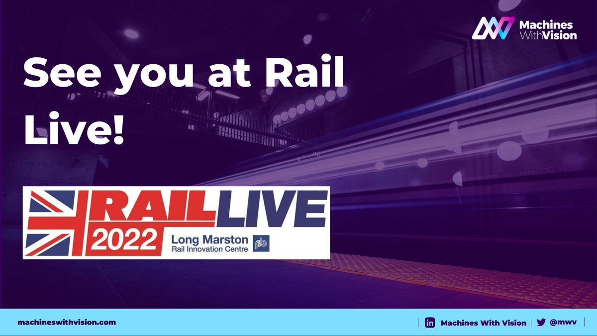 How can infrastructure data mapping solutions ensure that the railway is fit for purpose, safe, reliable and efficient? 

Find out from our team on the ground at next week's <a href="/railliveuk/">Rail Live</a> event. 

#RailLive #MachinesWithVision #railevents #railinnovation #railtech