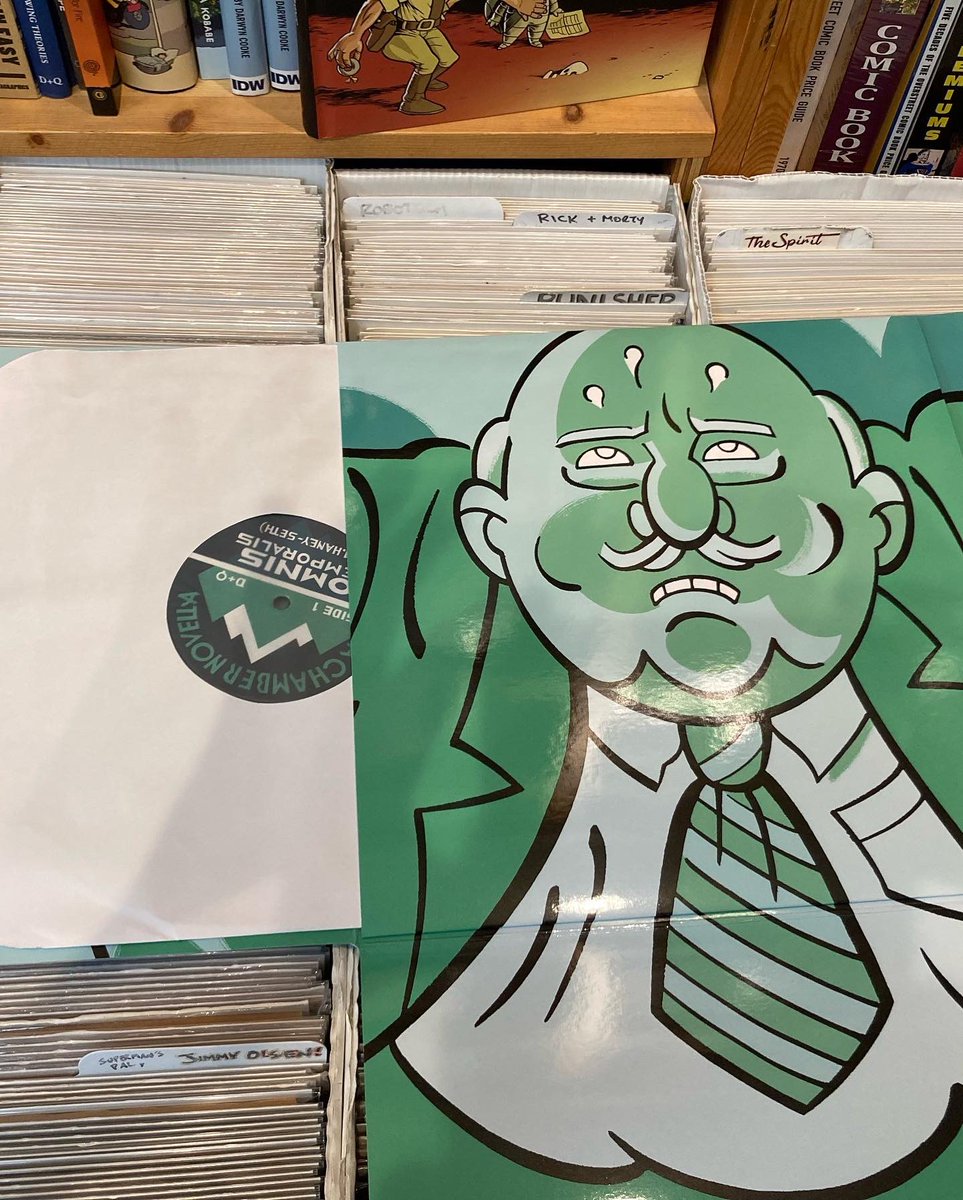 strangeadventrz's tweet photo. Seth’s GEORGE SPROTT comes to vinyl as a “chamber novella” in the deluxe release OMNIS TEMPORALIS set, on sale this week from #drawnandquarterly! #seth #markhaney #georgesprott #vinyl https://t.co/qR2DSOtMta