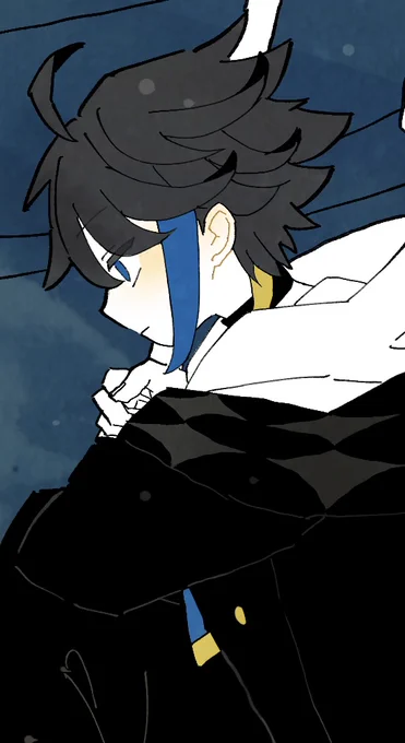 最近社畜すぎて全然完成しない絵… 
