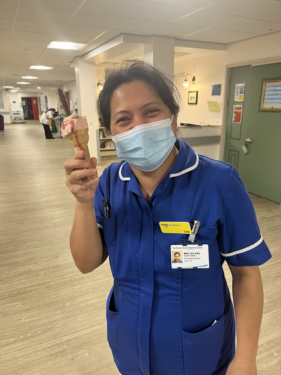 OasisUnit's tweet image. Visit from miss whip the ice cream lady today on the oasis unit today! Promoting nutrition and hydration and helping to keep us cool in this lovely warm weather ☀️🍦🍭