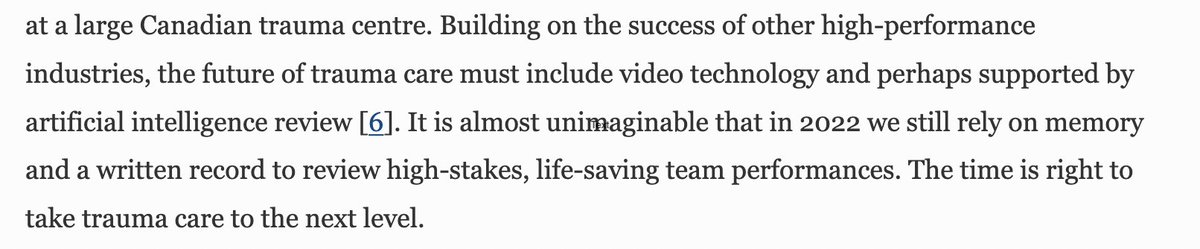 petrosoniak's tweet photo. Tubes, lines, and videotape: a new era for quality and safety in trauma resuscitation

Our editorial for https://t.co/8cV7GQt89g on the future of video review in #trauma resuscitation in @CJEMonline 
 
Co-authors: @arthurwelsher &amp; @HumanFact0rz

https://t.co/0paffZ8w4L https://t.co/0PIDGGjHjb