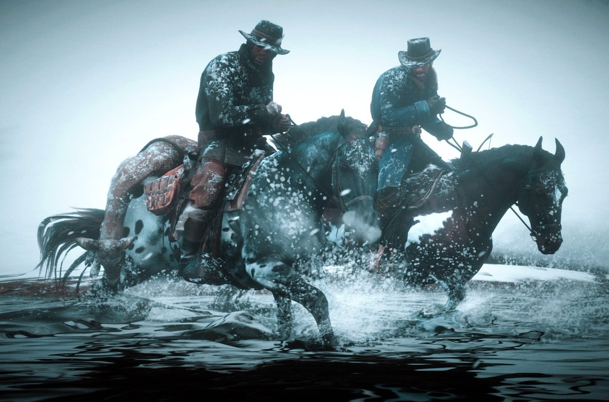 soprano_toney's tweet photo. On the hunt with Charles.  

#RockstarGames #RedDeadOnline #VirtualPhotography @RockstarGames https://t.co/JtUPa0MLLx