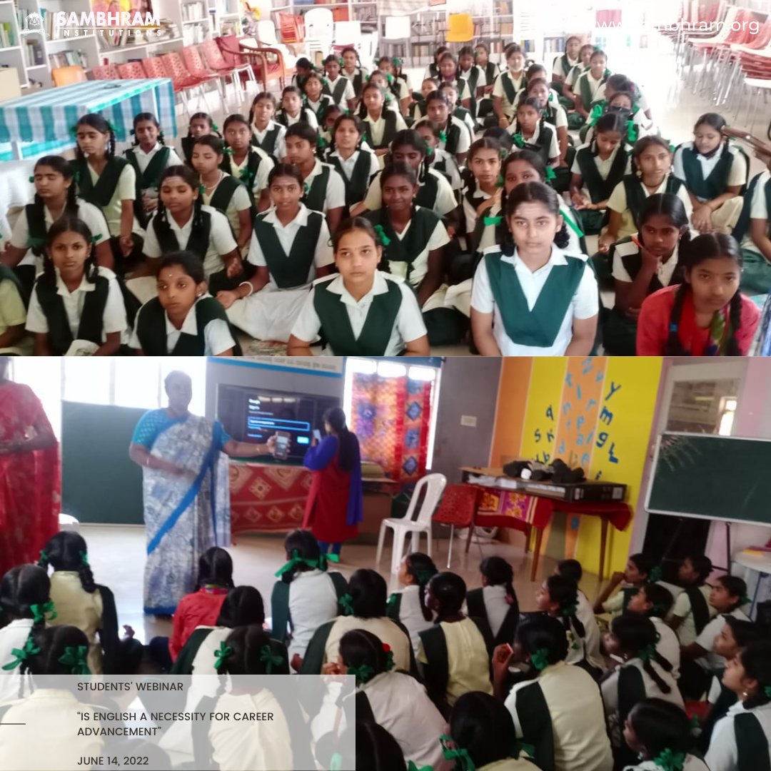 Students’ Webinar

“Is English A Necessity for Career Advancement”

June 14, 2022
