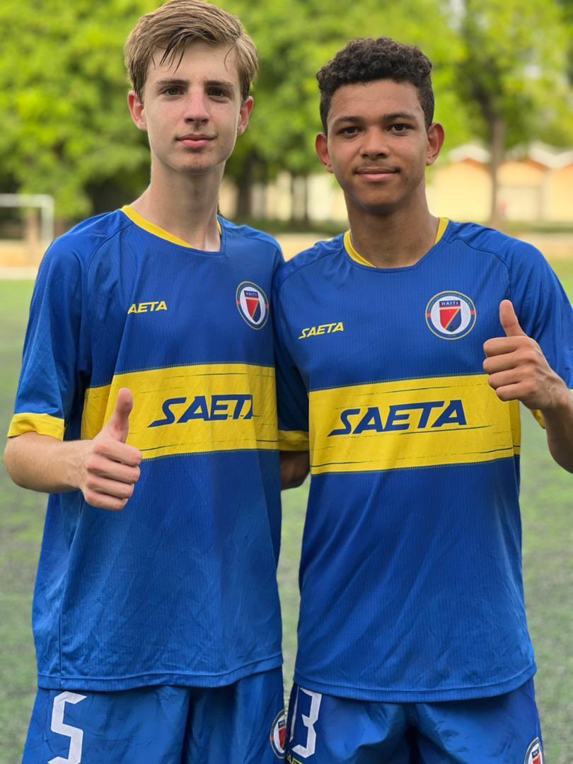 NobleAcademy_'s tweet photo. Our players, Nicolas Lacombe (Left) and Mateo Scott (Right) in training with the U20 Haitian National team ahead of Concacaf U20 Championship https://t.co/VQzu0cEVlX