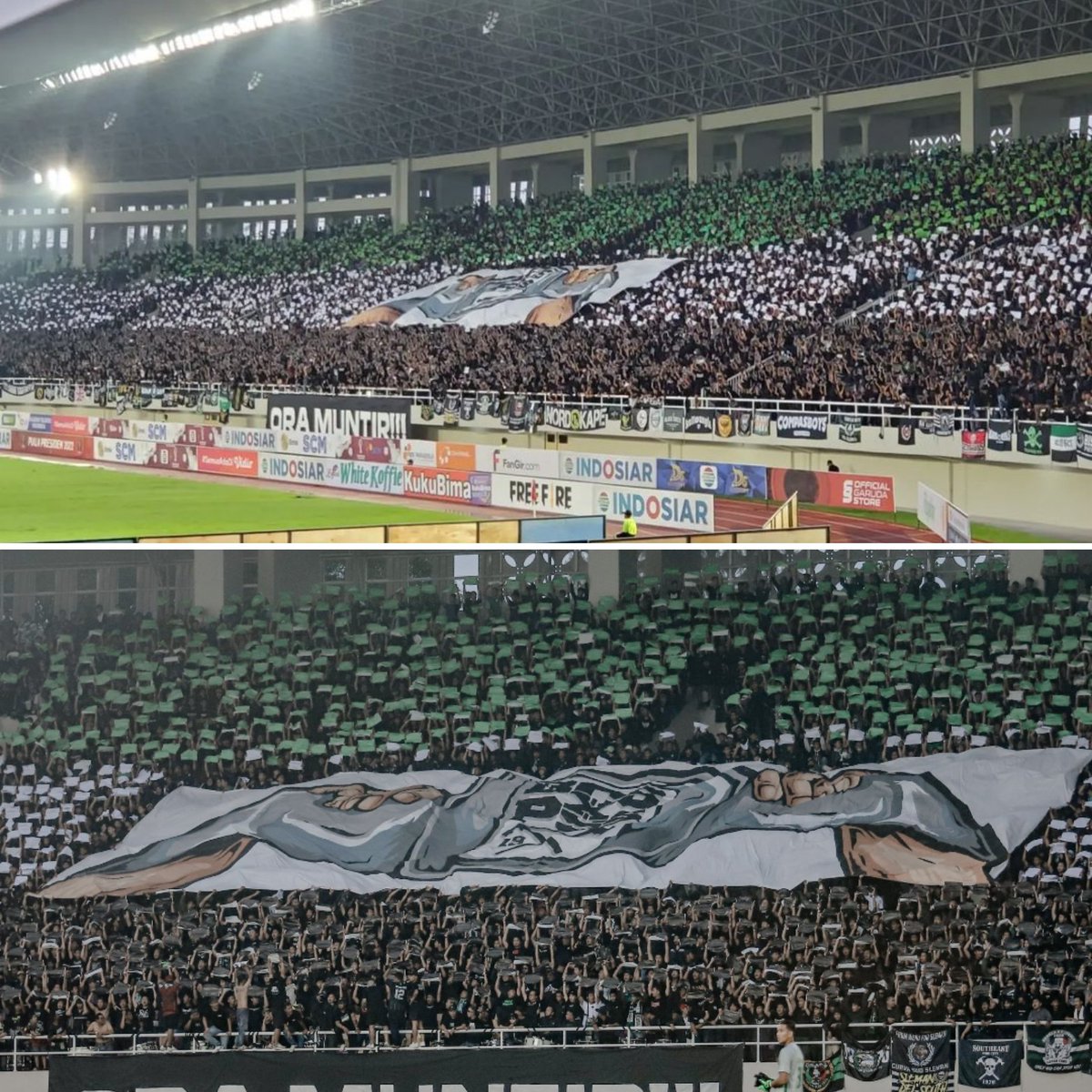 Ultramaniatics's tweet photo. Piala Presiden 🇮🇩
PSS Sleman choreo away at Manahan Solo Stadium vs Persita Tangerang.
16/06 https://t.co/z2szCkFtlN