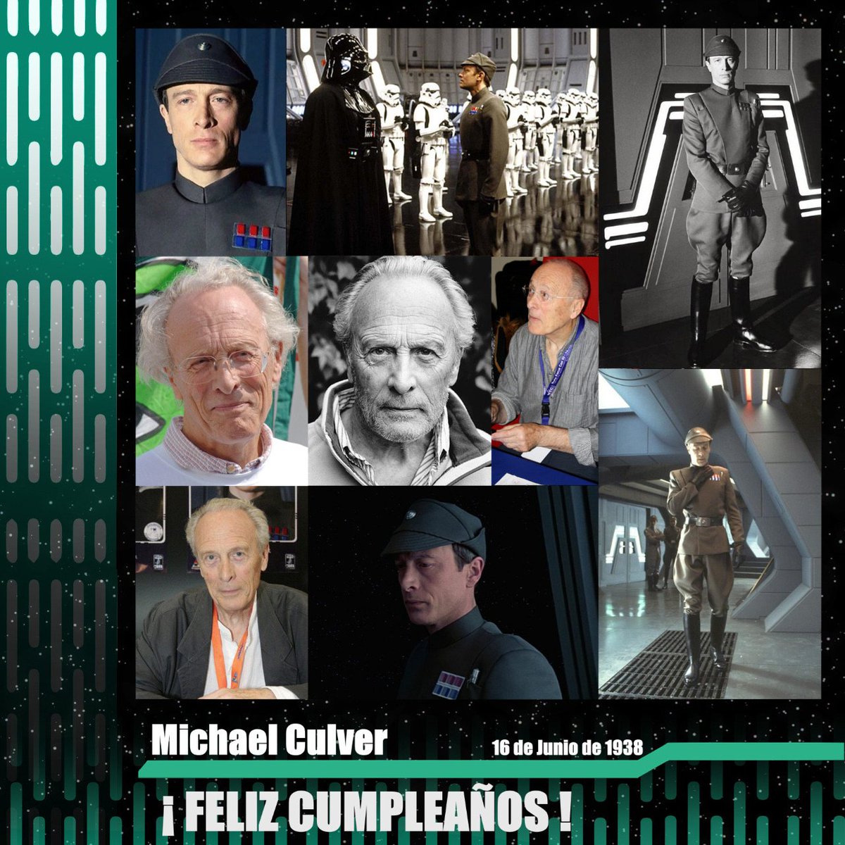 MexicanGarrison's tweet photo. El día de hoy queremos felicitar a Michael Culver, actor británico que interpretó al Capitán Lorth Needa en The Empire Strikes Back.
Michael Culver fue nombrado legionario honorario en 2019.
#CaptainNeeda #StarWars #MexicanGarrison #501st #501stMx https://t.co/UTnEHzbnNj