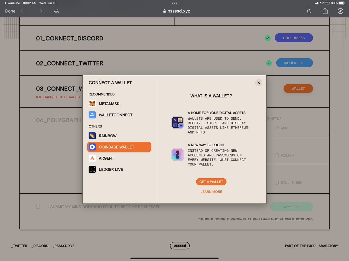 chooli17's tweet photo. @ThePossessedNFT @ThePossessedNFT the public raffle wasn’t working @coinbase QR code  wouldn’t show  👎🏼👎🏼👎🏼👎🏼 https://t.co/rBg4xUkyBd