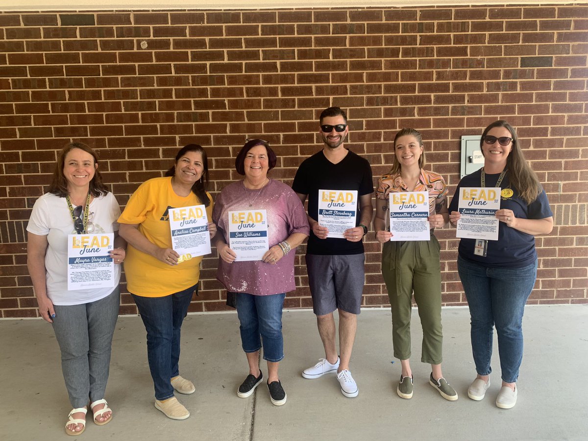 LCPS_Mercer's tweet photo. Shout out to our June LEAD award winners. Thank you to our Mercer staff for recognizing their colleagues’ leadership, efficacy, authenticity, and dedication! #ROARasONE https://t.co/4fSzp8ECSq