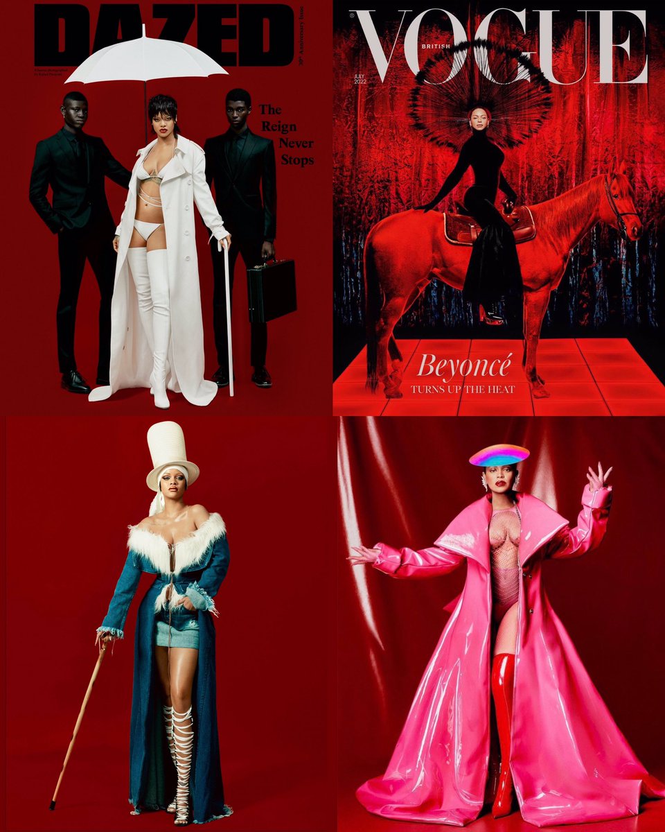 rihanna &amp; beyoncé photographed by rafael pavarotti 📷