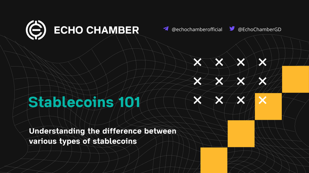 EchoTelegraph's tweet photo. 💵There are over $100 billion of #stablecoins in circulation in the crypto space 💶

But do you know how $USDT, $USDC, $USDD, and others actually remain stable❔

🪙Some rely on asset reserves while others use complex systems.

Learn more 👇
https://t.co/6ddR4GJSq7 https://t.co/7D1wqHh4dt